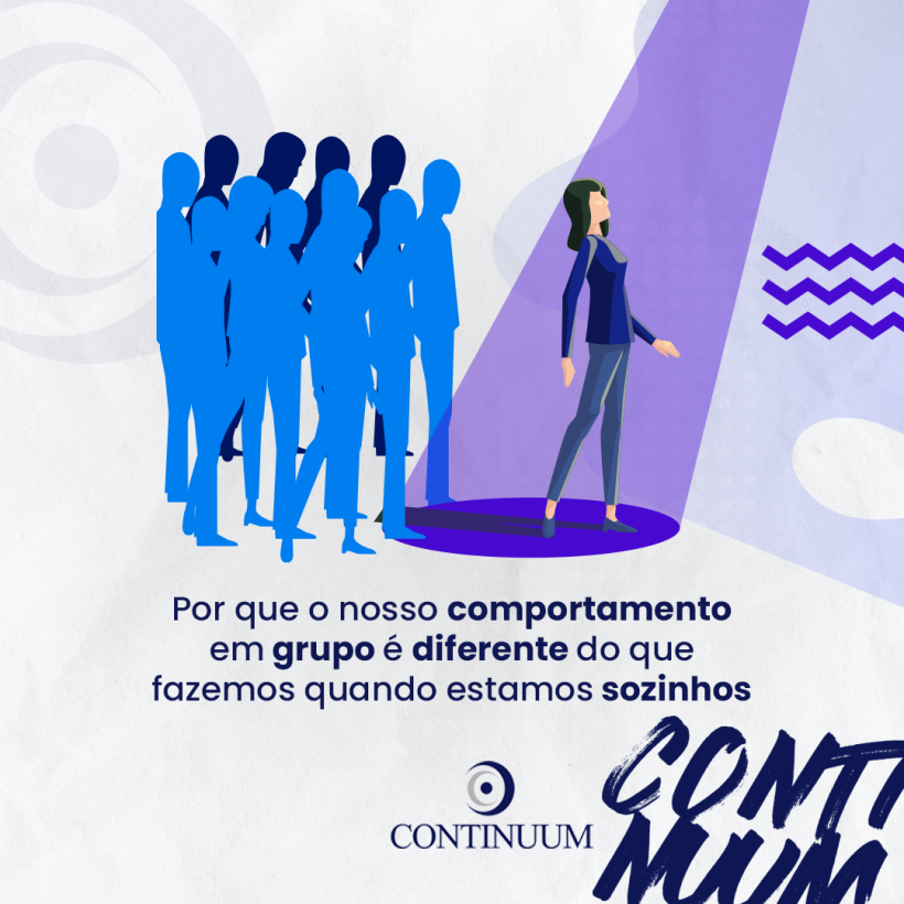 Por que o nosso comportamento em grupo é diferente do que fazemos quando estamos sozinhos.